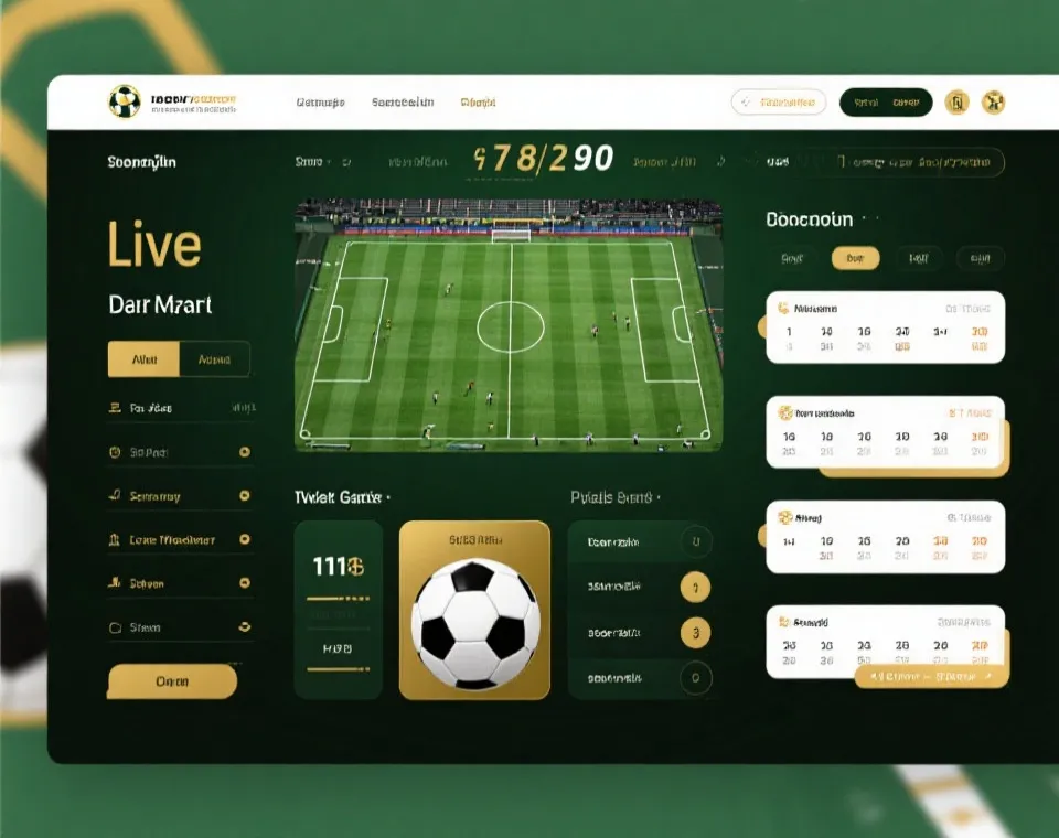 世界杯赛事直播与比分页面示意图